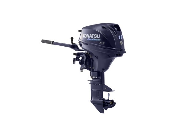 tohatsu-outboard-43__15357_zoom.jpg 2018 Tohatsu 15 Hp MFS15EL Outboard Motor - Image 1