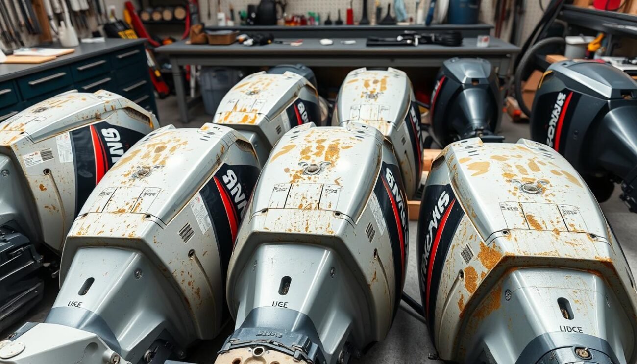 used outboard boat engines inspection